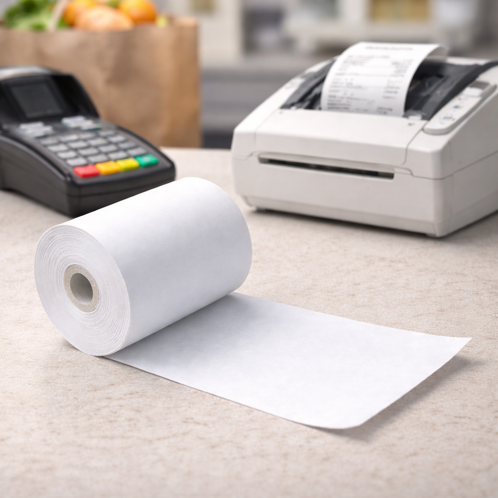 Rola hartie termica pentru casa de marcat, 57 mm x 25 m, 48 g/mp - imagine 11